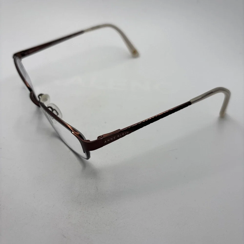 Anne Klein Eyeglasses AK 5048 208 Mocha 49-17-135 Frames Metal Full Rim w/case